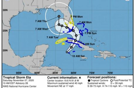 Llaman en Guantánamo a dar seguimiento a tormenta tropical Eta