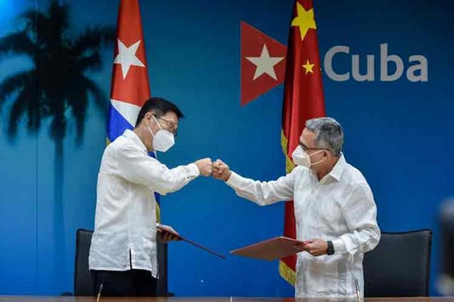 Agradece presidente de Cuba solidaridad de pueblo y Gobierno chinos