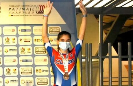 La cubana Adriana Cantillo obtiene medalla de bronce en Colombia. Foto: Granma.