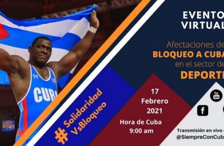 Anuncian evento virtual sobre Bloqueo al deporte cubano