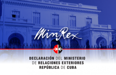 Declaración del MINREX:Llamamos a preservar la paz y la seguridad internacionales