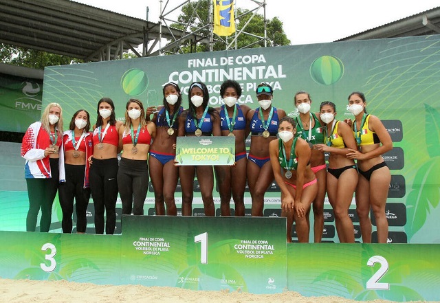 Clasifica Cuba para Tokio con oro de duplas (f) de voleibol de playa