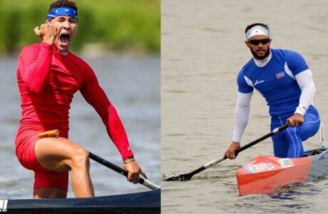 El guantanamero José Ramón Pelier y el cienfueguero Fernando Dayán Jorge estarán en la semifinal de la Canoa individual a mil metros