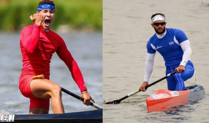 El guantanamero José Ramón Pelier y el cienfueguero Fernando Dayán Jorge estarán en la semifinal de la Canoa individual a mil metros