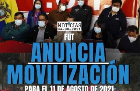 Organizaciones y trabajadores de Ecuador llaman a protesta nacional