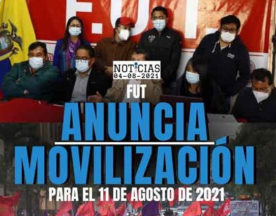 Organizaciones y trabajadores de Ecuador llaman a protesta nacional