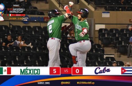 Derrota ante México en Mundial Sub-23 de Beisbol