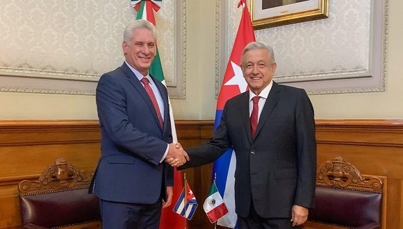 Mexicanos destacan visita del presidente cubano a la hermana nación