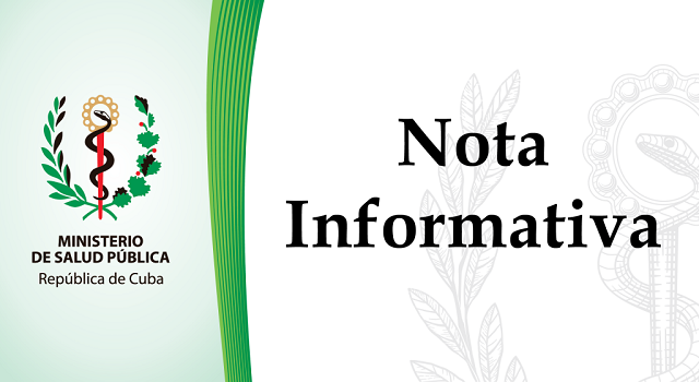 Nota de la Dirección Provincial de Salud en Guantánamo para ubicación de recién graduados