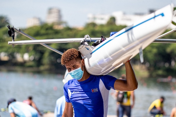 Cuba con par de botes a remo de Juegos de Cali 2021