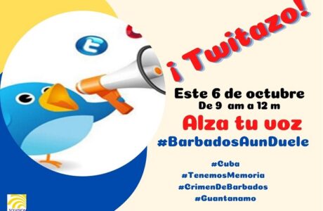 Este miércoles 6 de octubre desde Guantánamo, encuentro virtual #BarbadosAunDuele