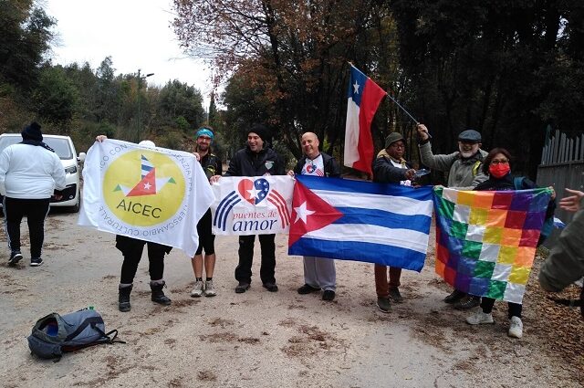 Avanza hacia Roma caminata contra el bloqueo de EEUU a Cuba