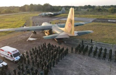 Venezuela realiza despliegue militar en frontera con Colombia contra grupos irregulares