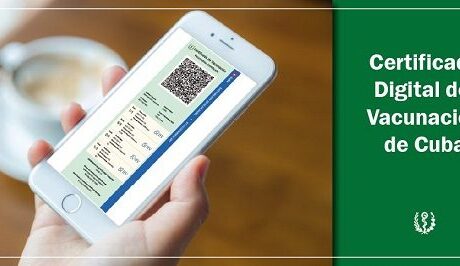 Disponible certificado digital de vacunación de Cuba