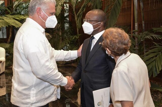 Recibió Díaz-Canel al Ministro de Estado de Angola