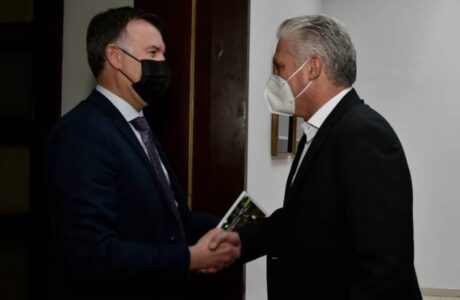 Sostuvo Díaz-Canel encuentro con el Presidente de Sherritt International