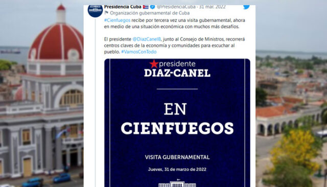 Díaz-Canel comienza visita gubernamental a Cienfuegos