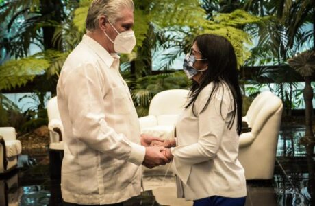 Recibe Díaz-Canel a la Vicepresidenta Ejecutiva de la República Bolivariana de Venezuela