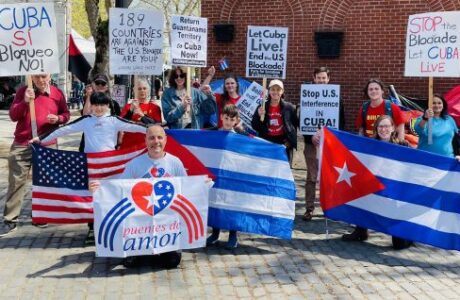 Estadounidenses y cubanos piden fin del bloqueo desde Portland