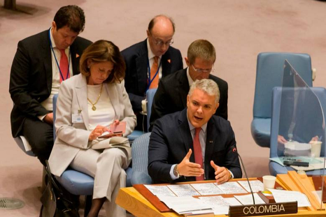 Sociedad civil colombiana ve desacertado discurso de Duque ante ONU