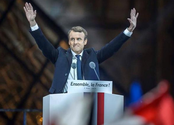 Macron ganó presidenciales de Francia, estiman encuestadoras