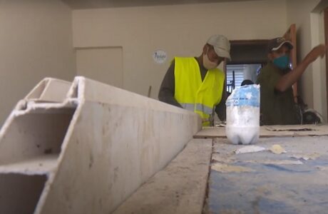 Reinician acciones constructivas en policlínica 4 de Agosto en Guantánamo