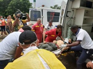 Actualizan sobre estado de salud de los lesionados en el accidente ocurrido en San Antonio del Sur