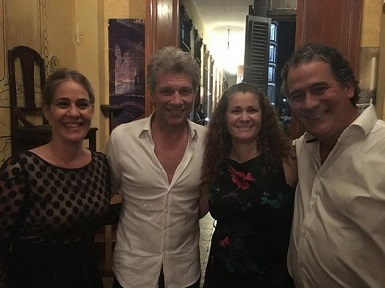 Bon Jovi también se sumó a la fiebre Cuba y está en La Habana